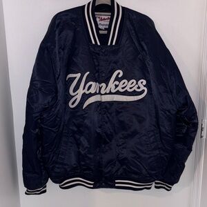 New York Yankees majestic MLB authentic collection 3XL bomber jacket EUC